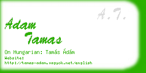 adam tamas business card