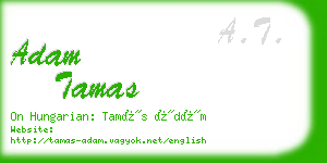 adam tamas business card